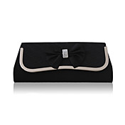 de seda, con bolsa de fiesta de cristal / Rhinestone / bowknot más colores disponibles