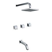 Contemporary Shower Faucet with 10 inch Shower Head