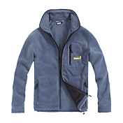 eamkevc - heren verheven ademend warme trui-fleece full zip