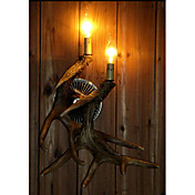 Artistic Antler Featured Wall Light with 2 Lights