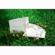 elegante Dreifachfalz Hochzeitseinladung mit Laser-Cut Schmetterling (set of 50)