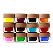 12 Colored Glaze Builder gel Nail Art 8ml
