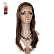 Full Lace Long Silky Straight 100% India Reme Hair Wig Multiple Colors To Choose