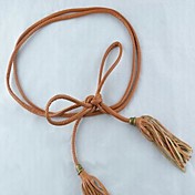 Frauen vintage Quaste String breiten Gürtel