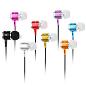 Auriculares de 3,5 mm superiores metálicas para el iPhone / iPod / iPad y más
