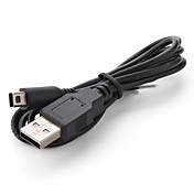 Cable de carga USB para Nintendo 3DS (negro)