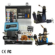 2 Cast Iron Tattoo Gun Kit with LCD Power