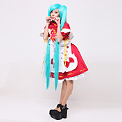 Cosplay Costume Inspired by Vocaloid - Hatsune Miku: Project DIVA 2 Little Red VER.