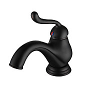 Oil-rubbed Bronze Centerset Bathroom Sink Faucet