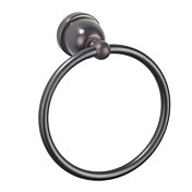 olje-gned bronse veggmontert håndkle ring