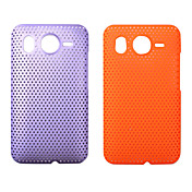 funda protectora de plástico neto para HTC Desire HD
