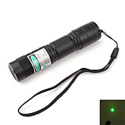 Trink-grünen Laser-Pointer mit Akku und Ladegerät (5 mW, 532 nm, schwarz, 1x16340)