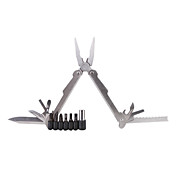 aço inox multi-funções bolso toolkit alicate dobrável