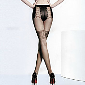 ts sexy bånd floral print pantyhose