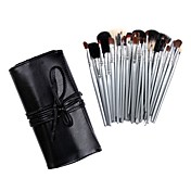 professionele 40 stuks wol make-up borstel set met gratis zwarte behuizing