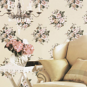 Venus Classical Country Style Big Floral Wallpaper 6 Colors