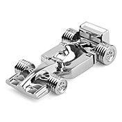 Raça 8gb carro estilo aço inoxidável unidade flash USB (prata)