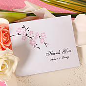 Thank You Card - Peach Blossom (Set of 50)