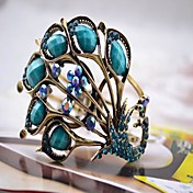 Women's Turquoise Peacock Bracelet (Inner Dia:6.5CM)