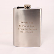 Personalized Stainless Steel 9-oz Flask