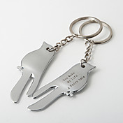 personalizzata lovey dovey lettera anello opener chiave (set di 4)