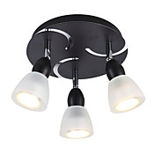 Stylish Semi Flush Mount with 3 Light in Round