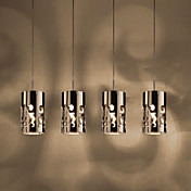 Pendant Light with 4 Lights in Steel