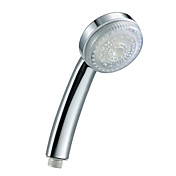 Contemporary A Grade ABS Round Color Changing LED Hanldheld Shower head