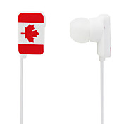 Kanada Nationalflagge Stil in-Ear-Ohrhörer
