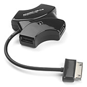 4-Port USB Hub pour Samsung Galaxy Tab P7300 et p7310 (noir)
