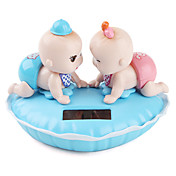 zonne-baby's kussen (blauw)