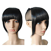 Clip in Lovely Synthetic Neat Bang with Temples - 4 Colors Available