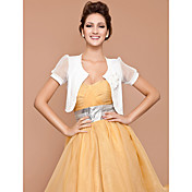 kortermet chiffon / bomull med blomster / Botton brude Jakker / wraps
