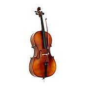Satin Solid Wood Cello with Stand (Italian Style)