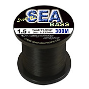 Sea Bass-PE Fishing Line 300m (Black)
