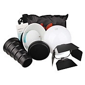 6-in-1 Flash gun kit di accessori
