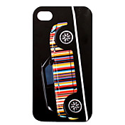 Protective Dull Polished Super Slim Car Patterned iPhone Case Cover (Pattern 4)