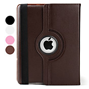360 Degree Rotatable Lichee Pattern Auto Sleep Case for the New iPad