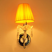 1 - Luz de lámpara de pared de cristal en color naranja