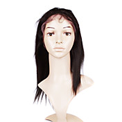 Glue-Less Hand-tied Lace Front Yaki Straight 10 Inch Indian Remy Hair Wig