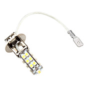 H3 26 SMD LED 5500K White Headlight Bulb 3W