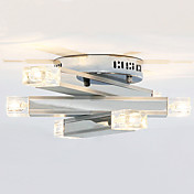 moderne loftslampe med 6 lys i smart design