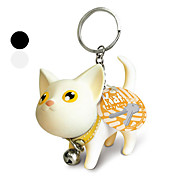 Kitty Pattern Key Ring