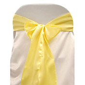 7.8" Beautiful Satin Chair Sash – Set of 6 (More Colors)
