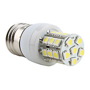 E27 3.5W 27x5050 SMD 300LM 5500-6500K Natural White Light LED Corn Bulb  (230V)