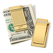 Personalized Gold Tint Money Clip