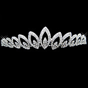 legering med rhinestone og perle kunstneriske brude tiara