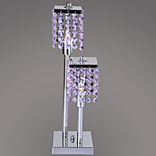 Crystal Table Light with 2 Lights in Multi Color