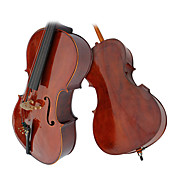 lucido violoncello abete invecchiato con supporto