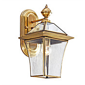 1 - Light Golden Wall Light in Antique Style